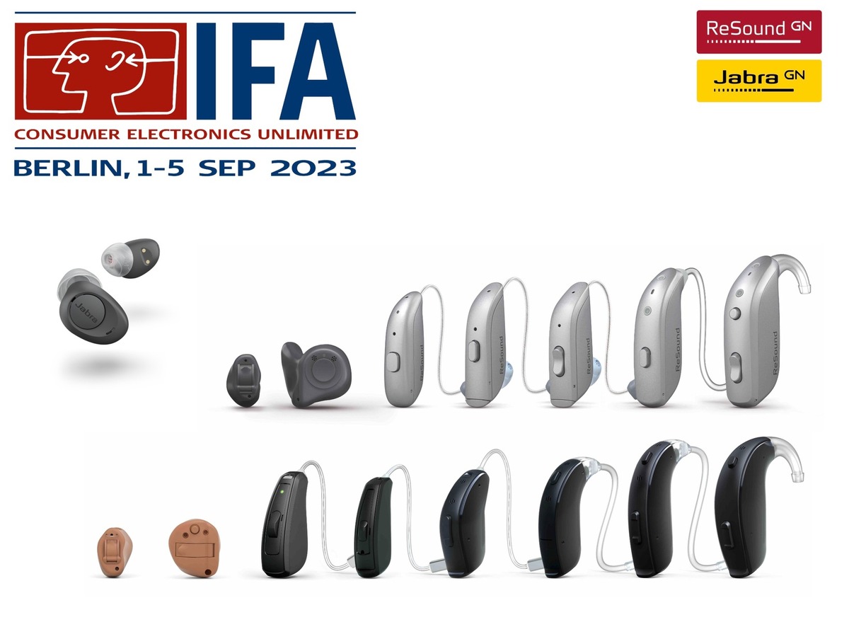 IFA-Trend: smartes Besserhören für Baby-Boomer - GN Hearing informiert auf weltgrößter Electronic-Show über neueste Hörgeräte von ReSound sowie über Earbuds mit Hörverbesserung von Jabra