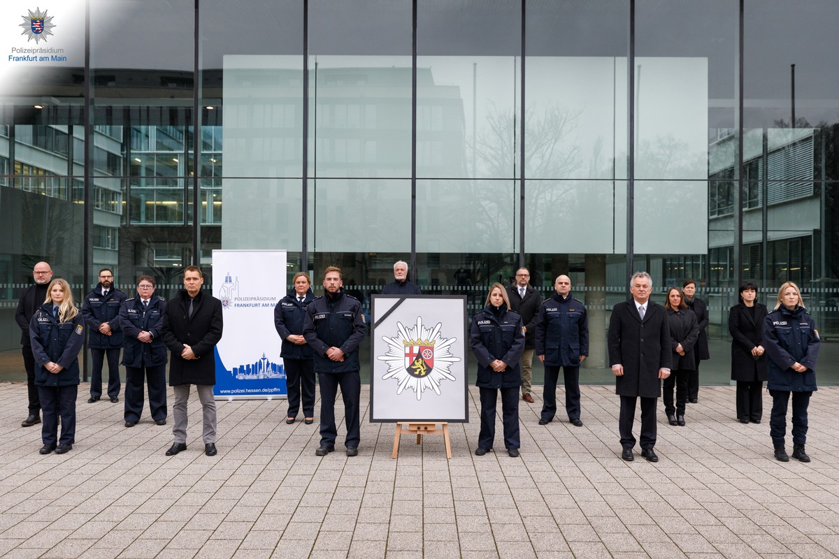 POL-F: 220204 - 0125 Frankfurt: #zweivonuns: Polizei Frankfurt gedenkt ihrer ermordeten Kollegen in Rheinland-Pfalz