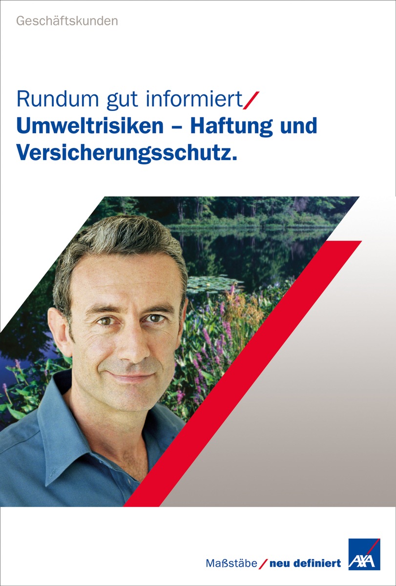 Umfassender Ratgeber zu Umweltrisiken (mit Bild) / AXA veröffentlicht überarbeitete Neuauflage der Wissenssammlung zu Haftung und Versicherungsschutz