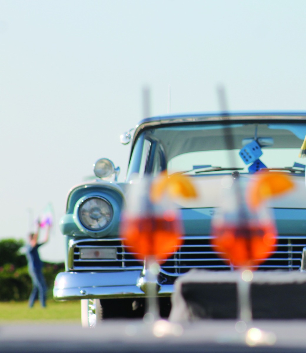 Vier Tage „Fine Time“ am Strand von Norddeich - Auf eine gute Zeit mit Flammkuchen, Weinliebhabern und Oldtimerfreunden