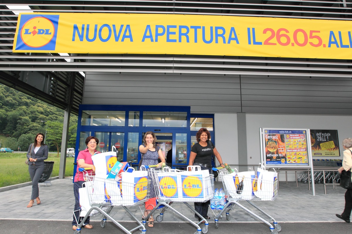 Lidl Schweiz feiert 10 Jahre im Tessin