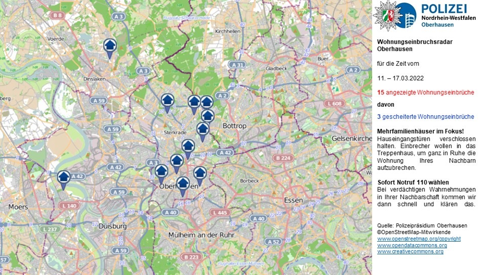 POL-OB: #Wohnungseinbruchsradar für Oberhausen