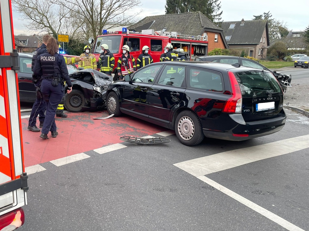 FW-KLE: Verkehrsunfall mit Verletzten