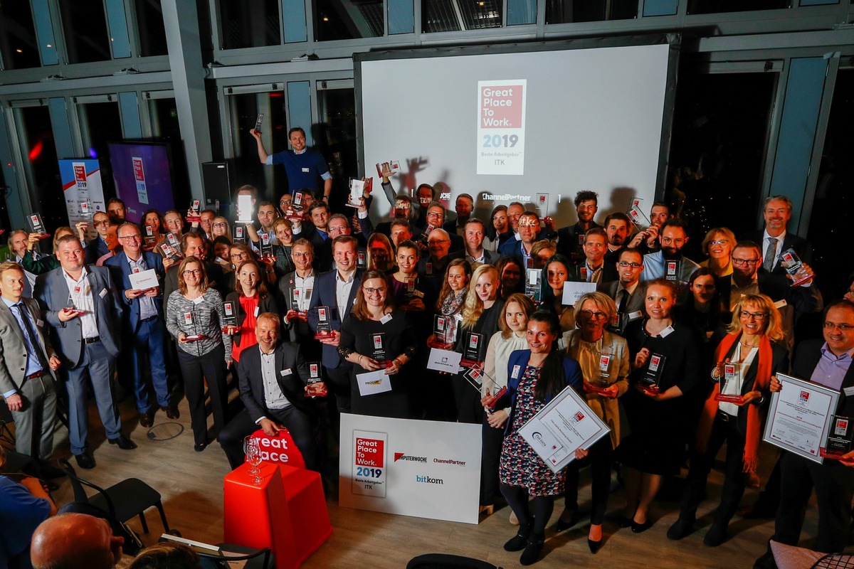 Great Places to Work: Beste Arbeitgeber aus der ITK-Branche ausgezeichnet