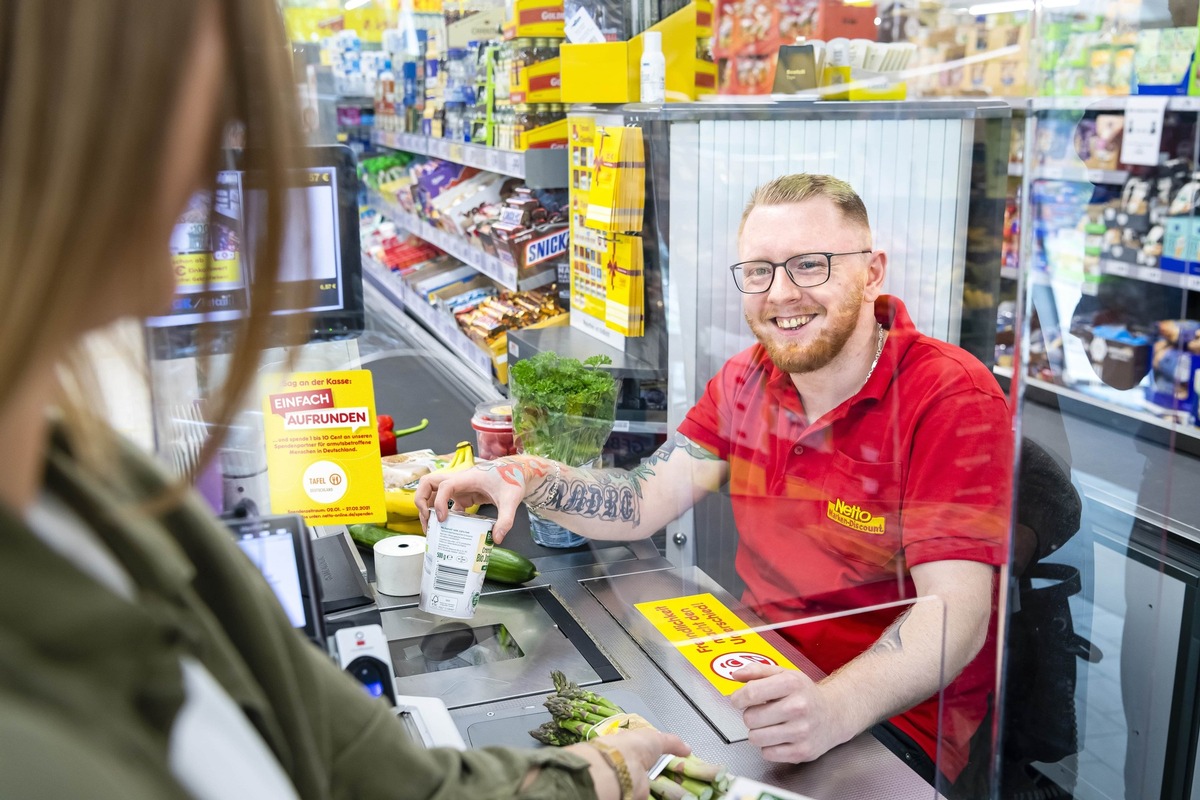 Erster Spendenpartner 2021: Netto-Kunden spenden bundesweit für die Tafeln