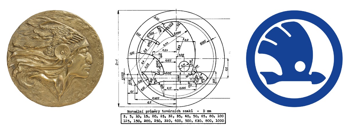 Ein Jahrhundert geflügelter Pfeil: Vor 100 Jahren hat Škoda das markante Logo beim Patentamt angemeldet