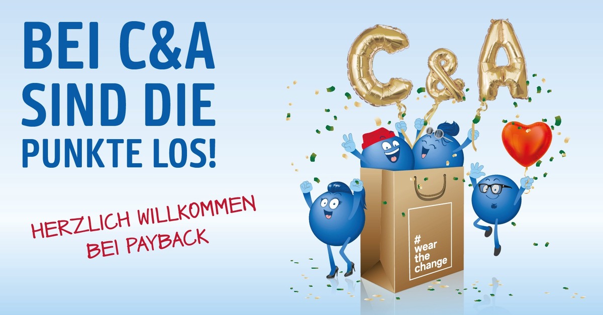 Ab heute gibt es auch bei C&amp;A PAYBACK Punkte / Große partnerübergreifende Willkommens-Aktion vom 18. bis 31. Oktober 2021