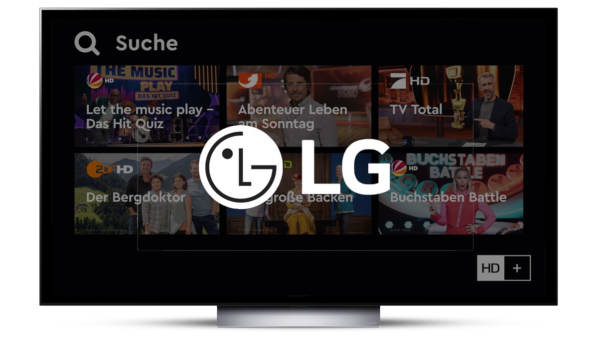 Partnerschaft für zeitgemäßen Fernsehkomfort in bester Qualität: LG integriert HD+ in neue TV-Modelle