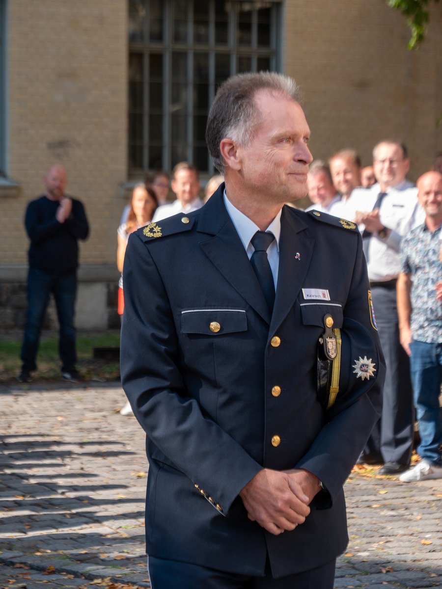 POL-LDK: Gießen: Abteilungsdirektor Manfred Kaletsch verabschiedet