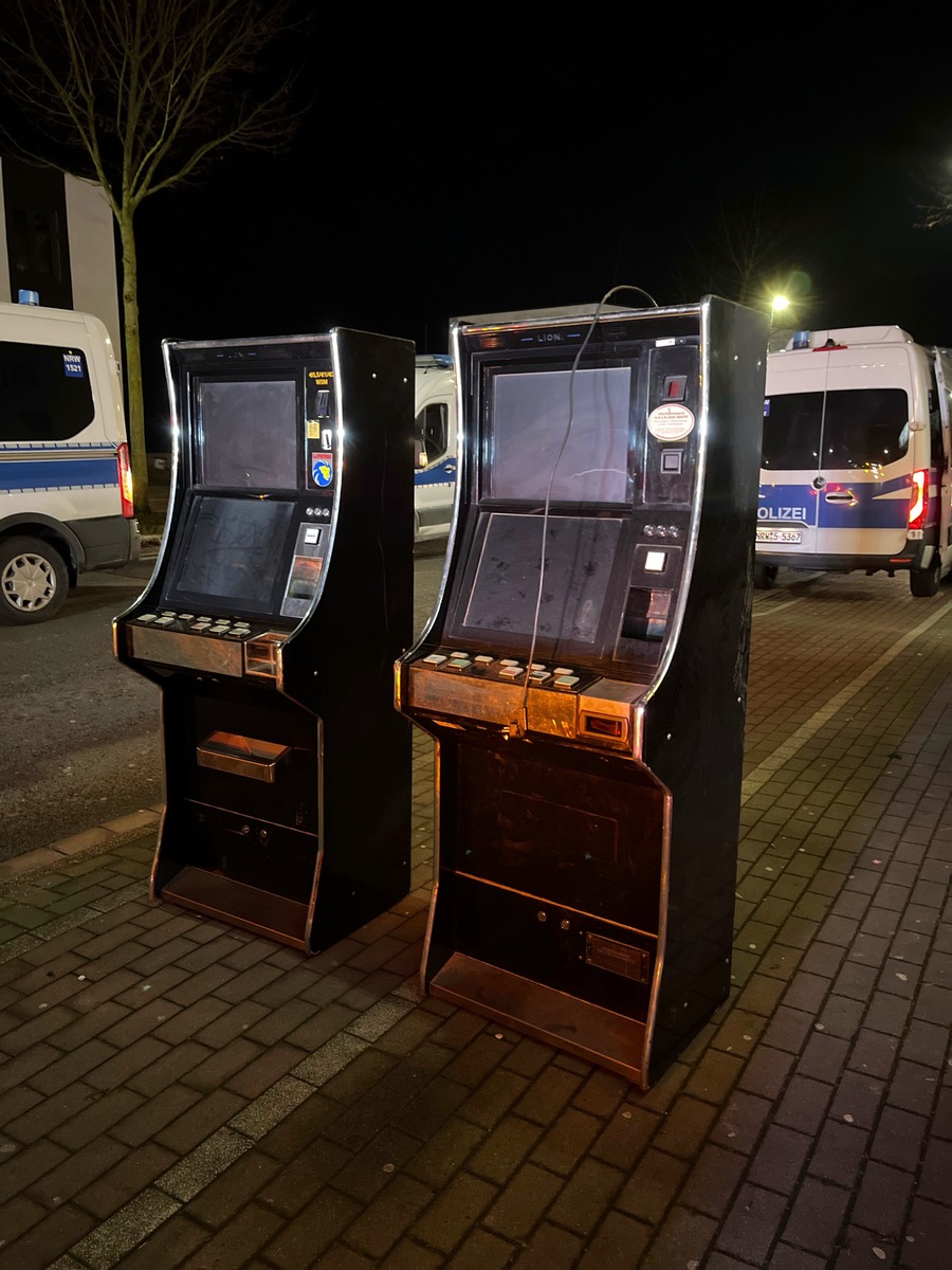 POL-RE: Herten/Recklinghausen: Spielautomaten bei Kontrollen sichergestellt