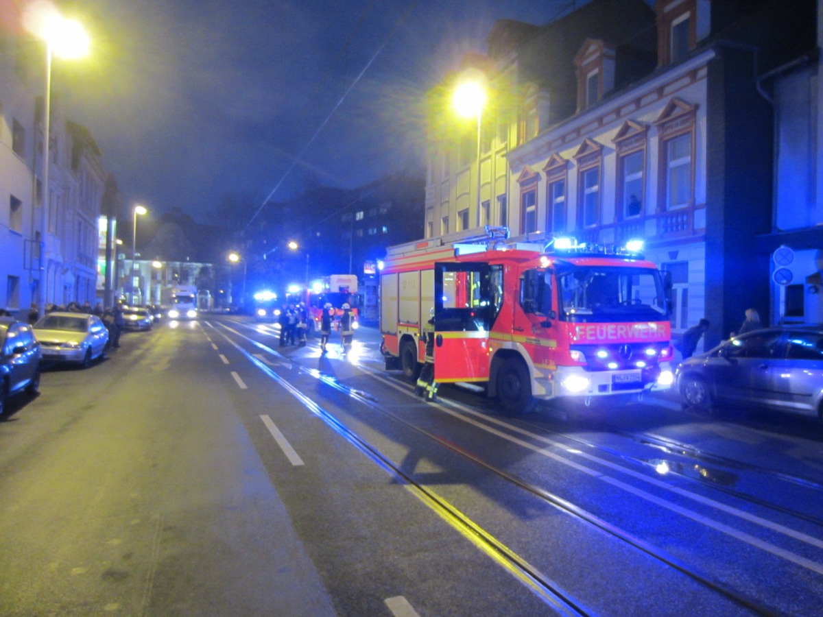 FW-MH: Kellerbrand Oberhausener Starße