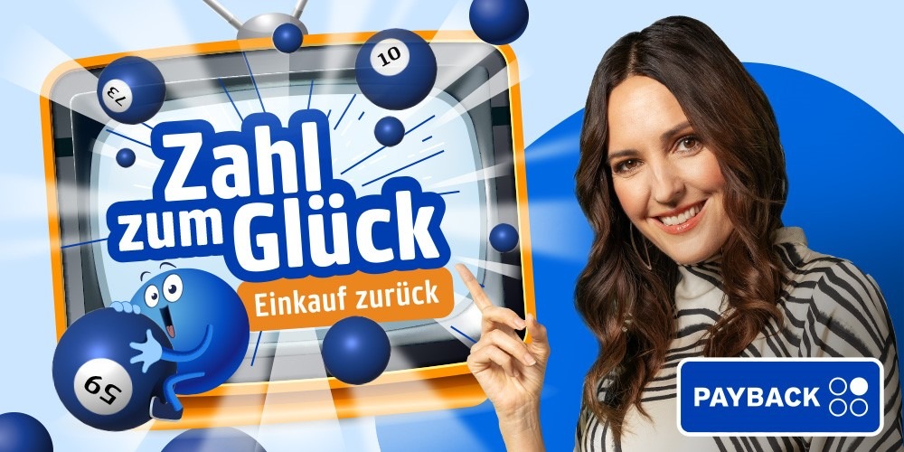 PAYBACK startet neue Kampagne &quot;Zahl zum Glück - Einkauf zurück&quot; mit wöchentlicher Gewinn-Auslosung bei Pro7Sat.1