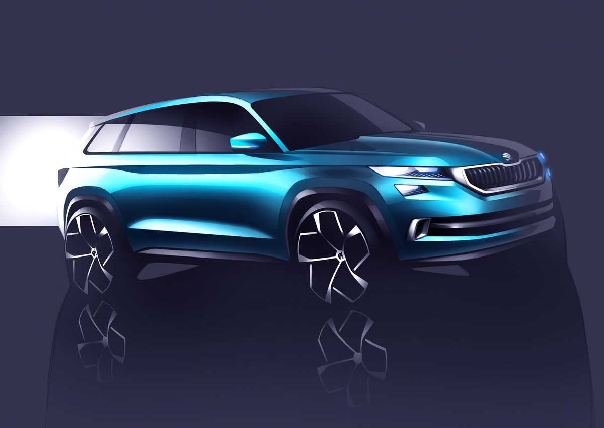 SUV-Designstudie SKODA VisionS feiert Premiere in Genf (FOTO)