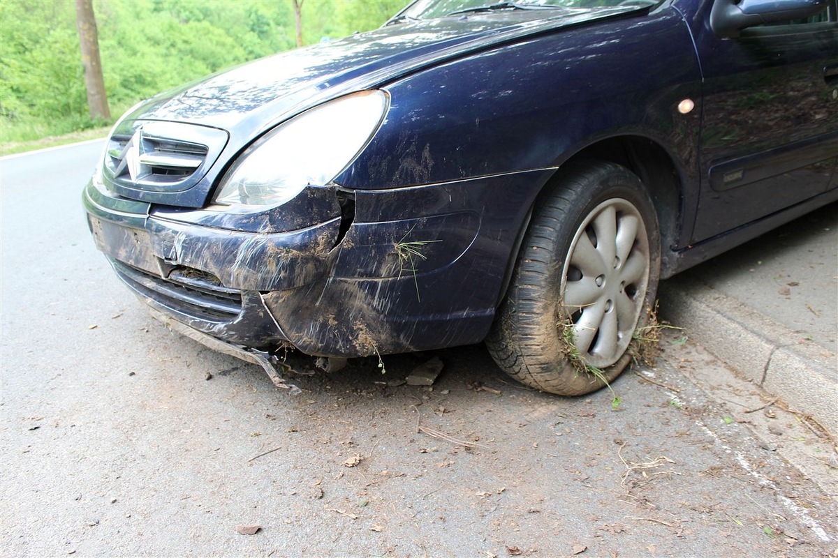 POL-OE: Unfall unter Alkoholeinfluss