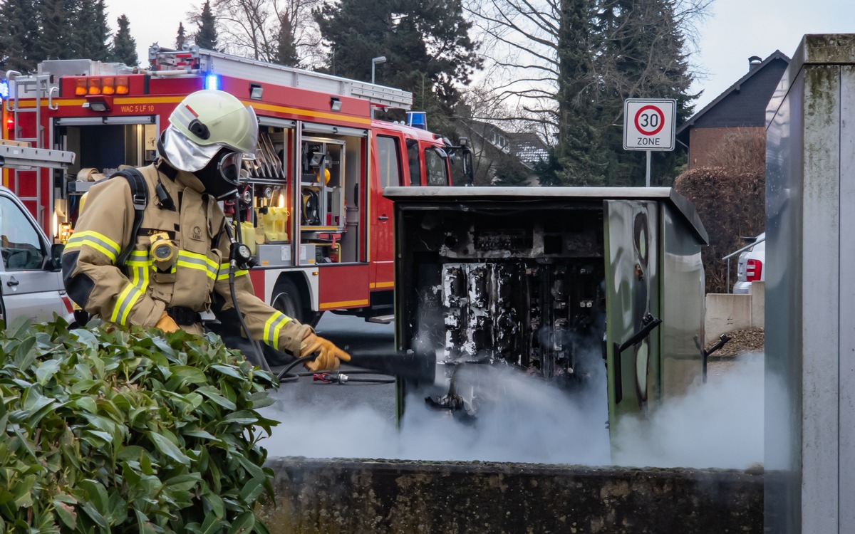 FW Wachtberg: Brennender Trafo in Wachtberg-Niederbachem