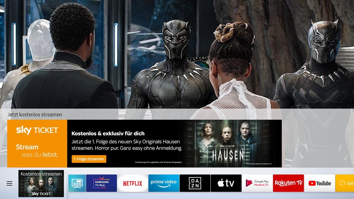 Extra-Highlight für Serienfans: Erste Episode des brandneuen Sky Originals &quot;Hausen&quot; kostenlos auf Samsung Fernsehern streamen