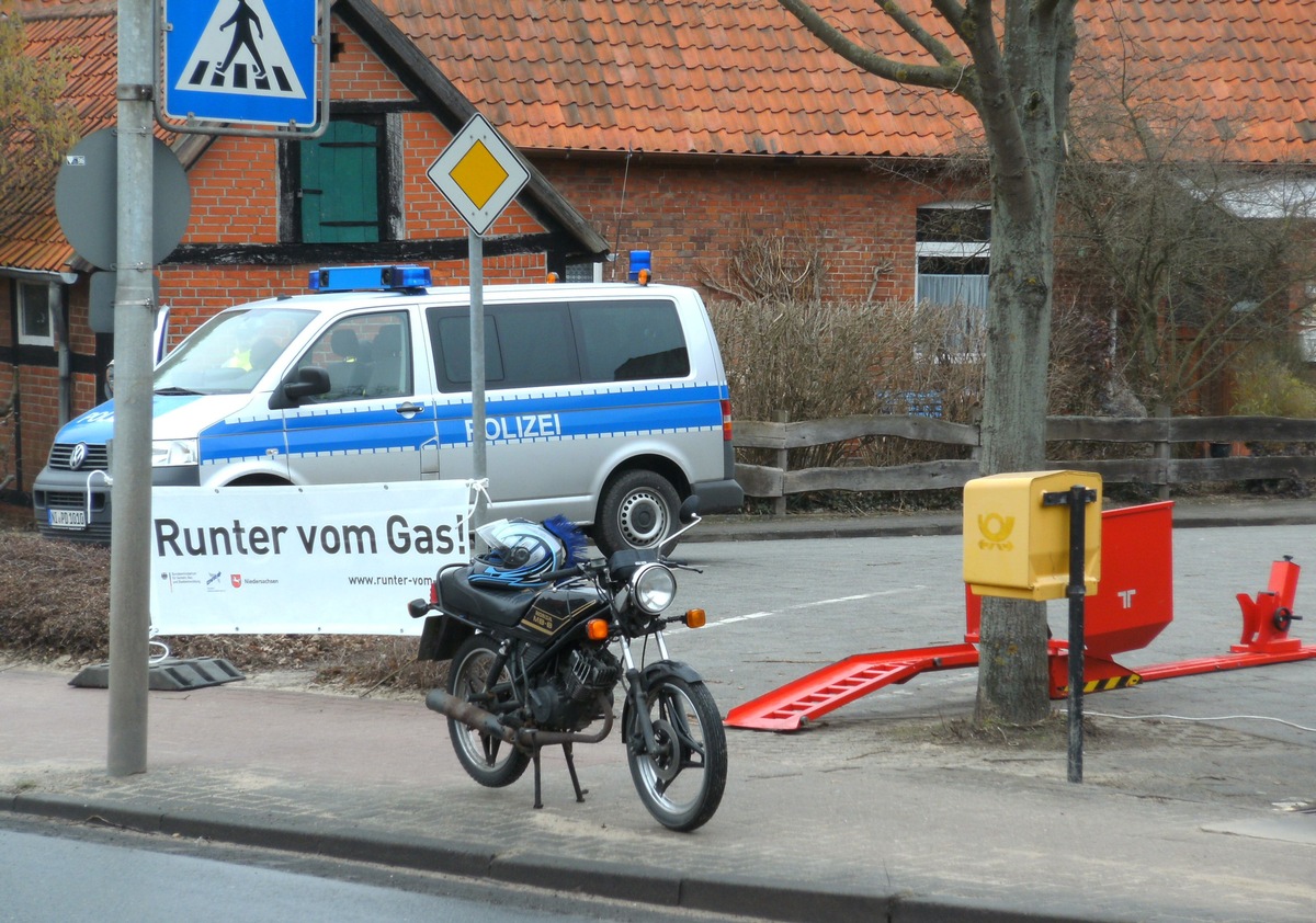 POL-NI: Verkehrssicherheitskampagne &quot;Runter vom Gas&quot; die Zweite -Bild im Download-