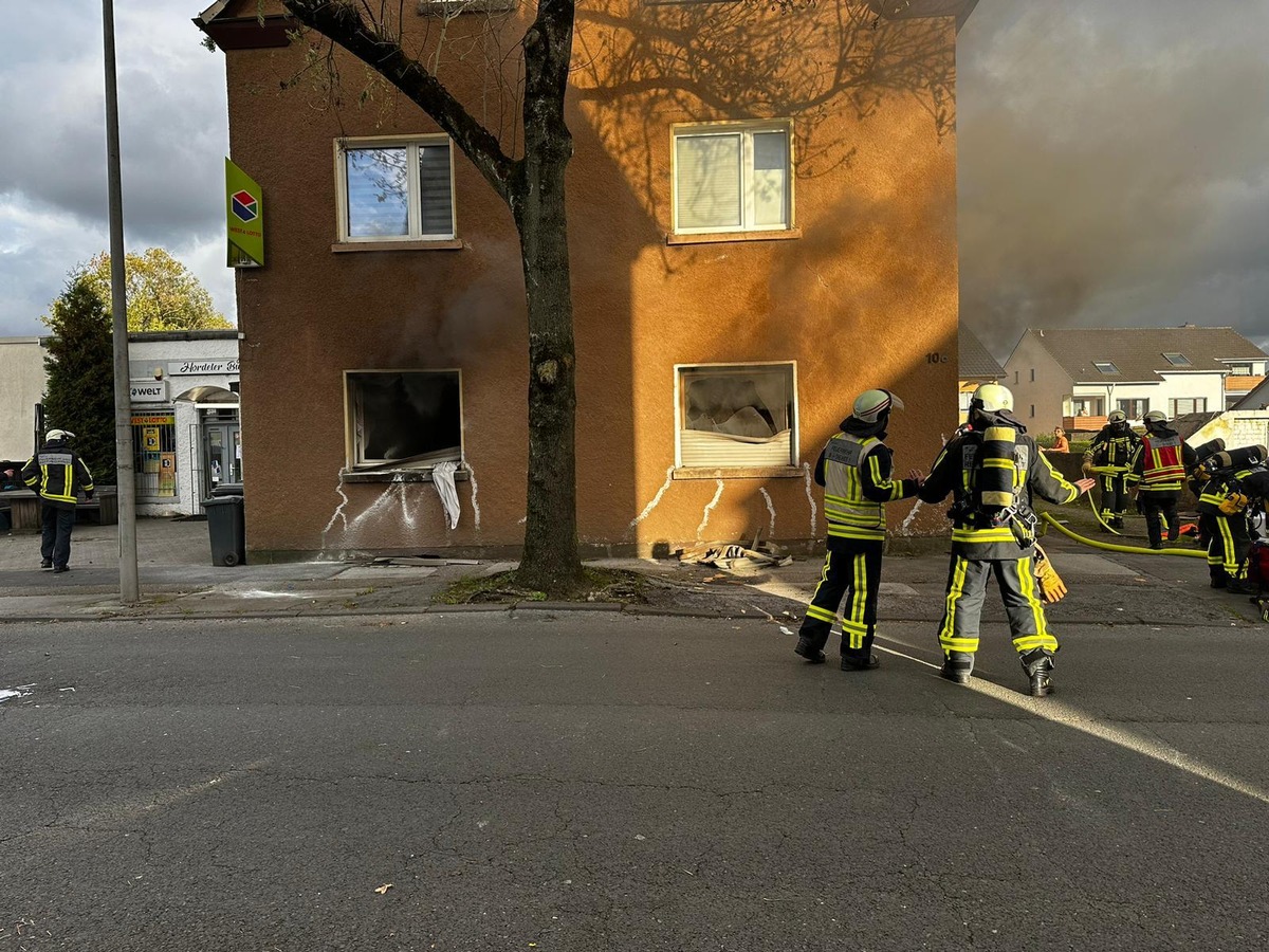 FW-BO: Wohnungsbrand in Bochum Hordel