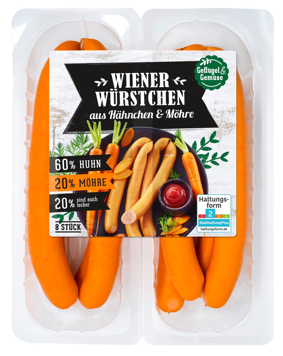 Premiere: Lidl bringt Fleisch und Wurst mit Pflanzenanteil in alle Filialen