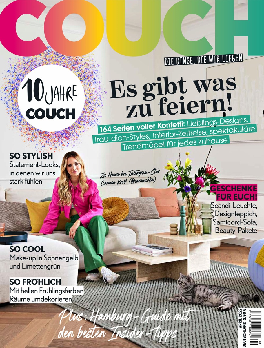 Vom Pocket zur 360-Grad-Marke und Love Brand der Living-Szene: COUCH wird 10 Jahre alt