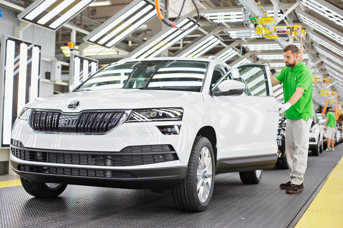 Meilenstein früher denn je erreicht: Bereits eine Million SKODA Fahrzeuge in 2017 produziert (FOTO)