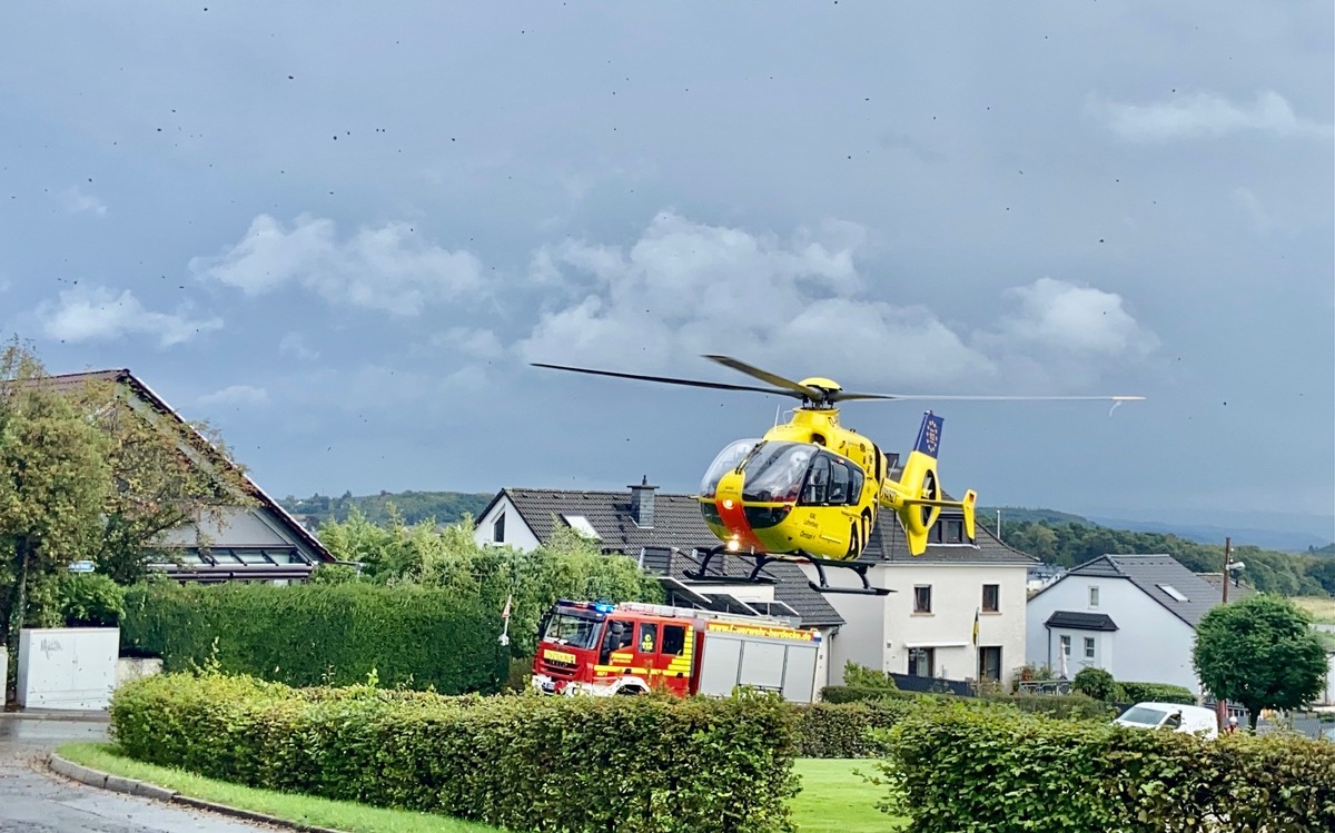 FW-EN: Rettungshubschrauber landete im Ortsteil Schnee.