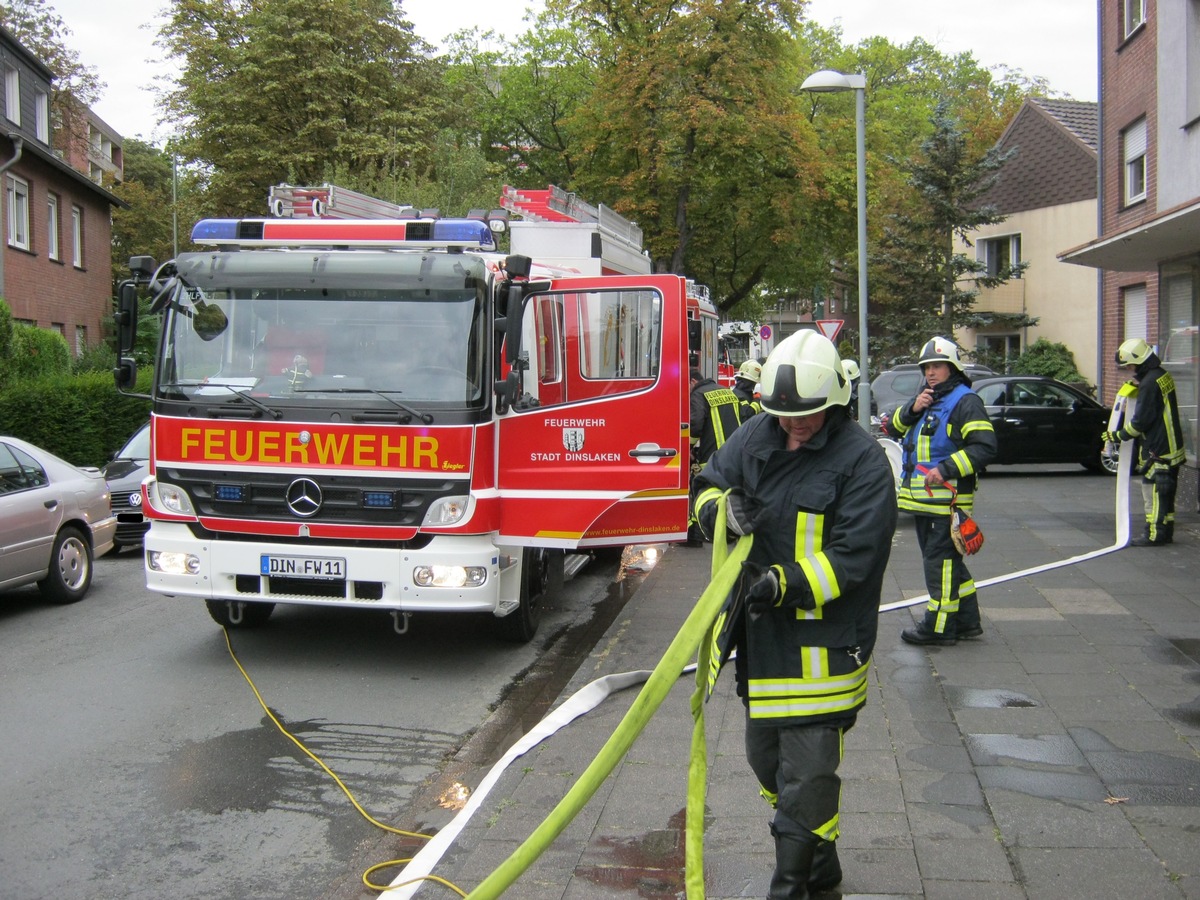 FW Dinslaken: Rauchmelder warnte frühzeitig