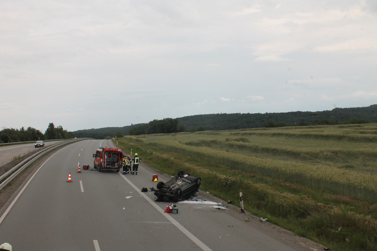 POL-PDNW: Schwerer Verkehrsunfall auf der A6 in Hettenleidelheim