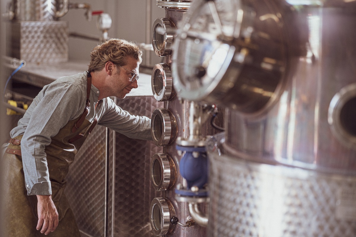 Einmalig. Auch unter den deutschen Gin-Herstellern