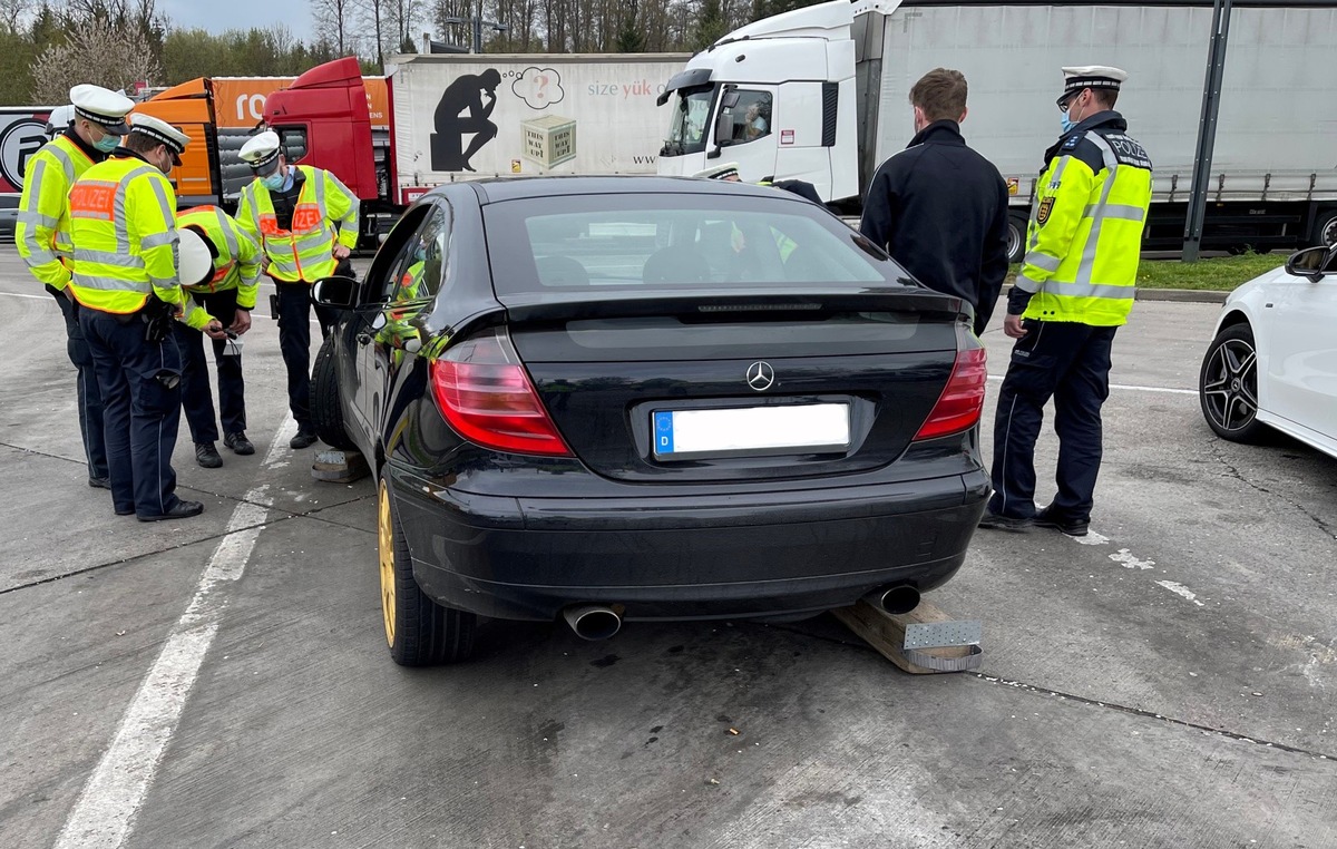 POL-LB: A8 / Sindelfingen: Hohe Beanstandungsquote bei Tuning-Schwerpunktkontrolle