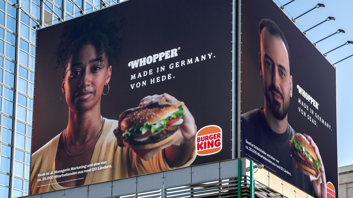 VIELFALT IST KING! / Burger King® Deutschland zeigt die Menschen hinter dem Whopper®