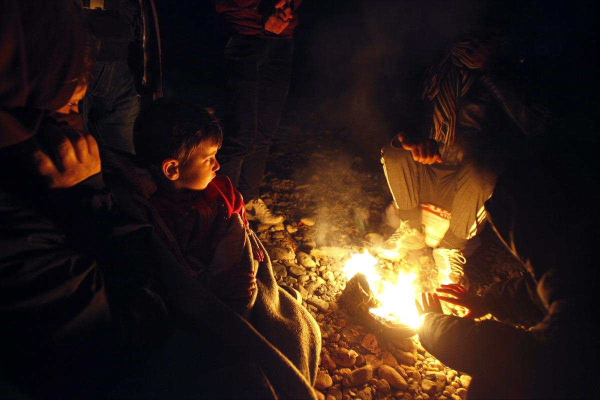 Hilfe für Flüchtlinge: Verschärfte Situation im Winter / Bei Schnee, Regen und Minustemperaturen leisten Hilfsorganisationen im Bündnis &quot;Aktion Deutschland Hilft&quot; Winterhilfe