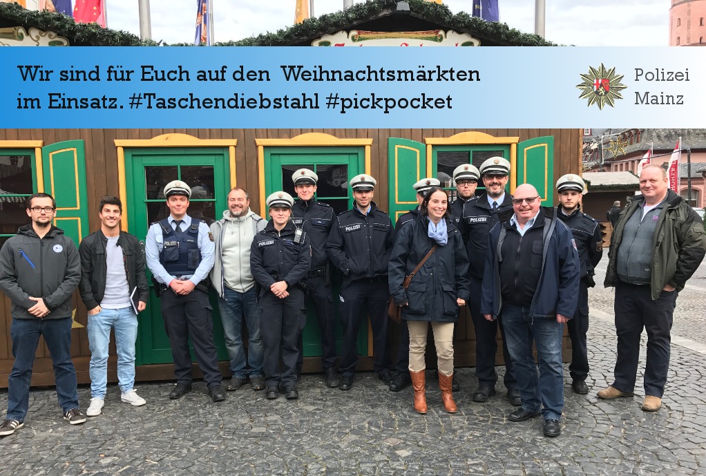 POL-PPMZ: Die polizeiliche Konzeption &quot;Sicherer Weihnachtsmarkt&quot; zeigt Erfolge am Eröffnungstag: Taschendiebin gefasst