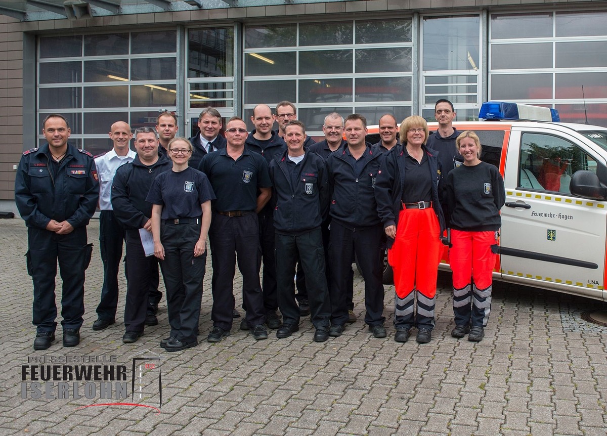 FW-MK: Erster Notfallsanitäter bei der Berufsfeuerwehr Iserlohn