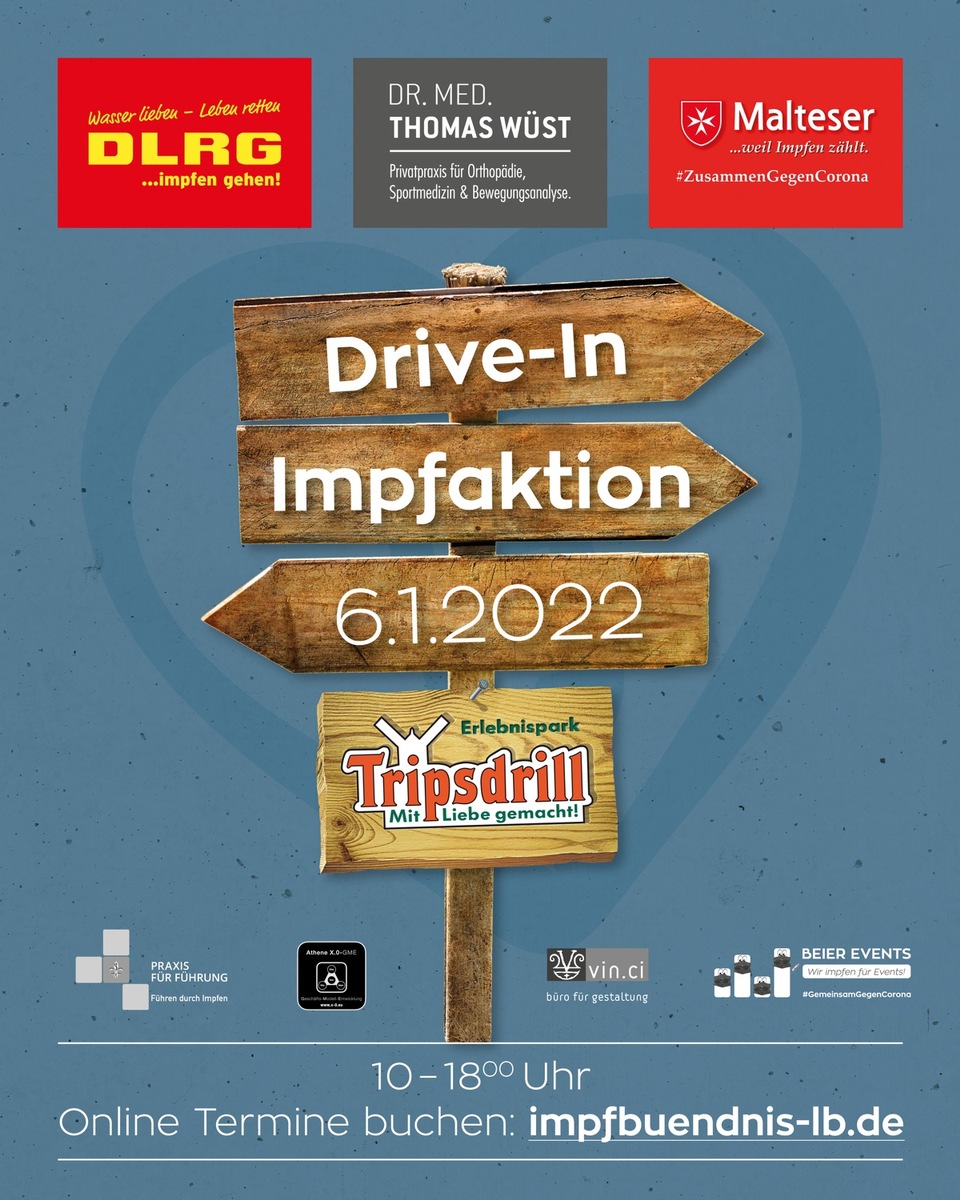 Drive-In Impfaktionstag in Tripsdrill