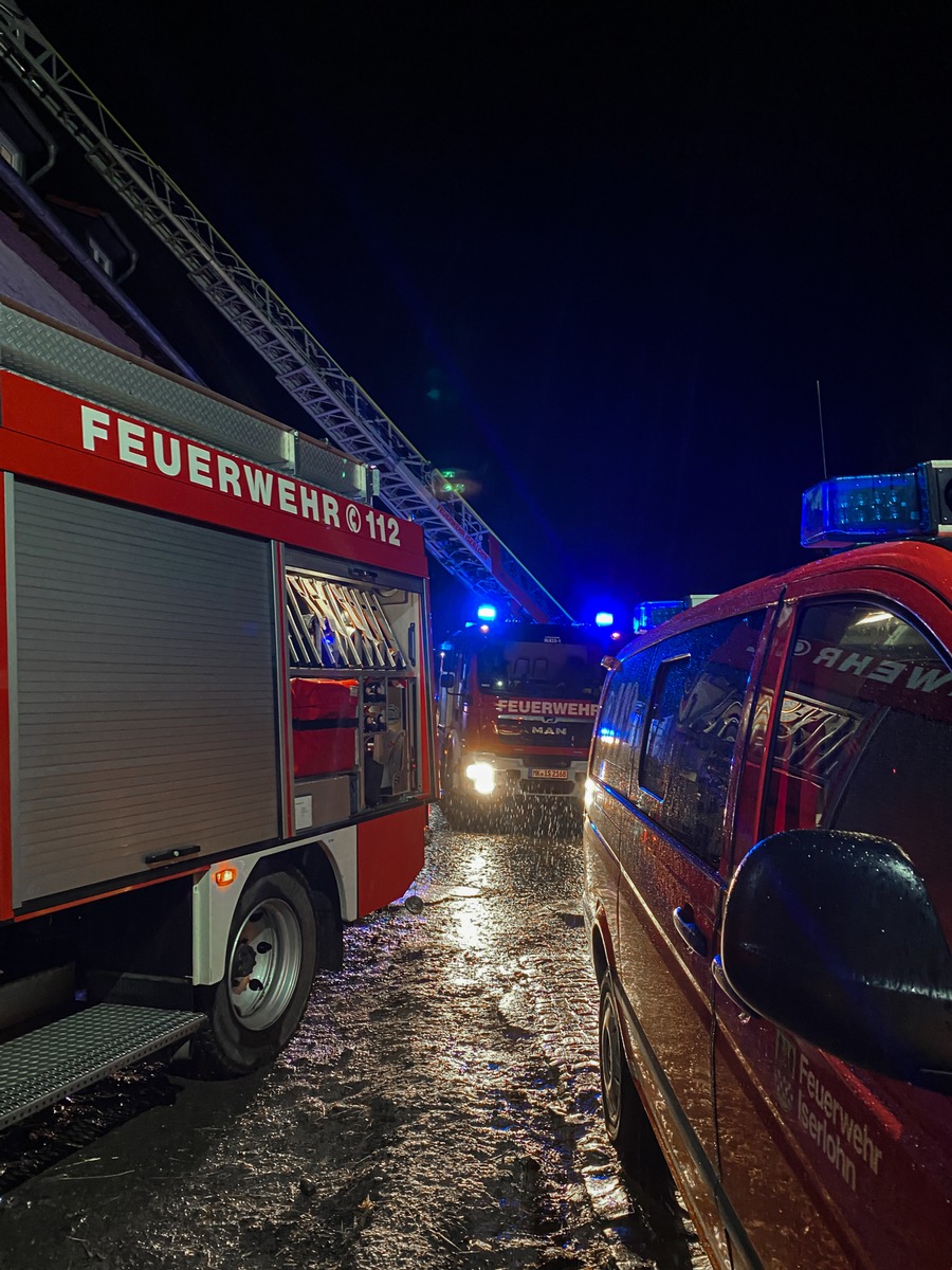 FW-MK: Vermeintlicher Kaminbrand