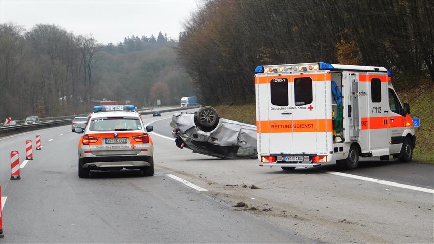 POL-VDKO: Einsatz des Rettungshubschrauber nach Verkehrsunfall auf BAB 3