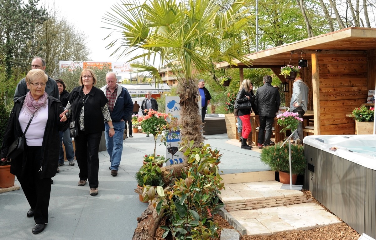 Messe Bauen+Wohnen läutet Frühling ein / 11. bis 14. April 2013, Tägerhard Wettingen (BILD)