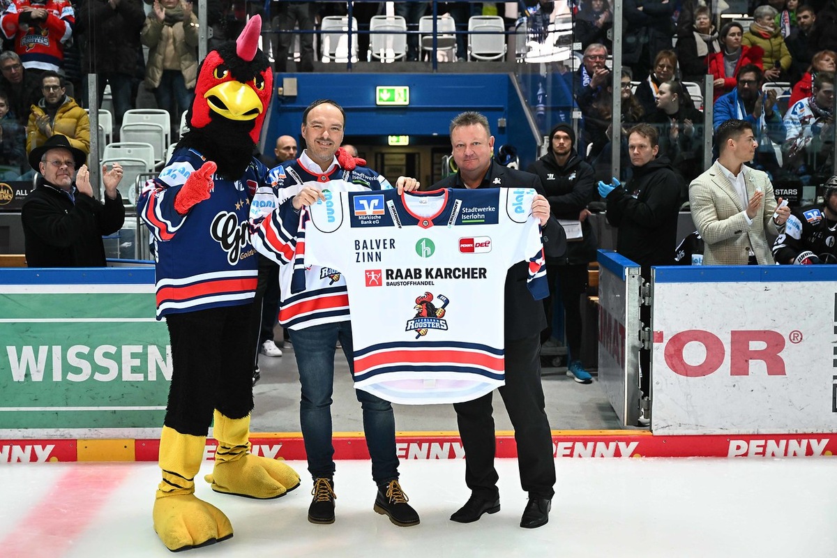 +++ Pressemeldung: Raab Karcher verlängert Sponsoringvertrag mit den Iserlohn Roosters bis 2025 +++