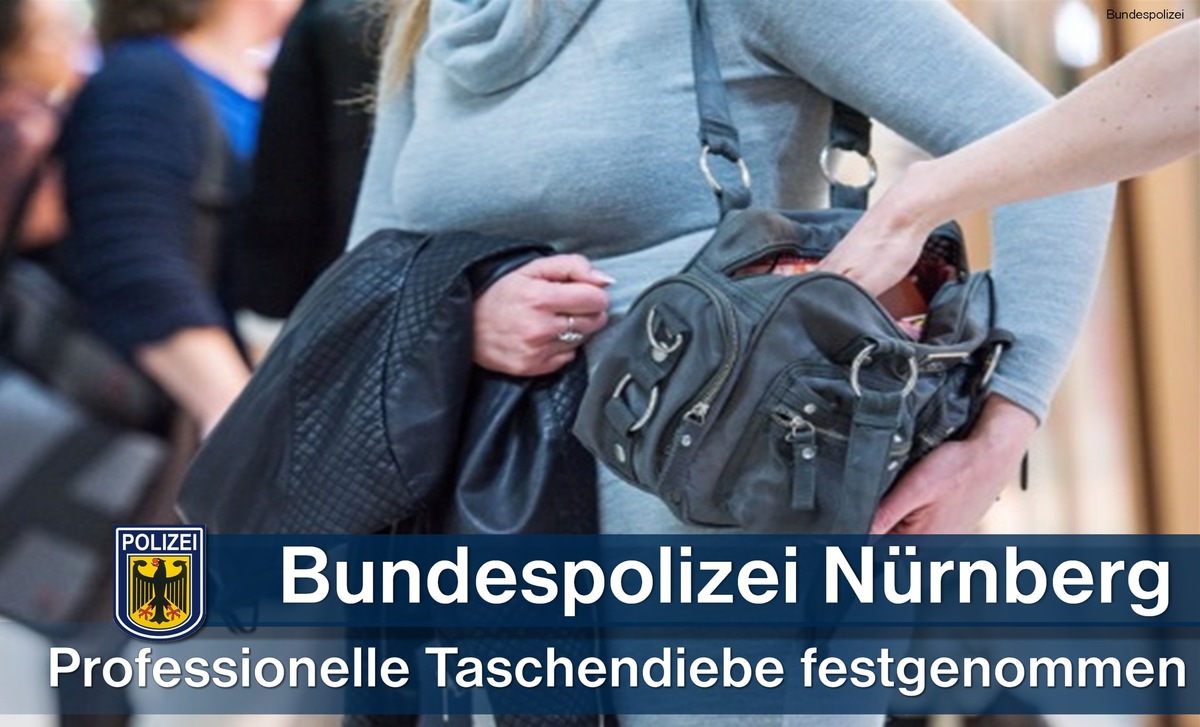 Bundespolizeidirektion München: Professionelle Taschendiebe festgenommen