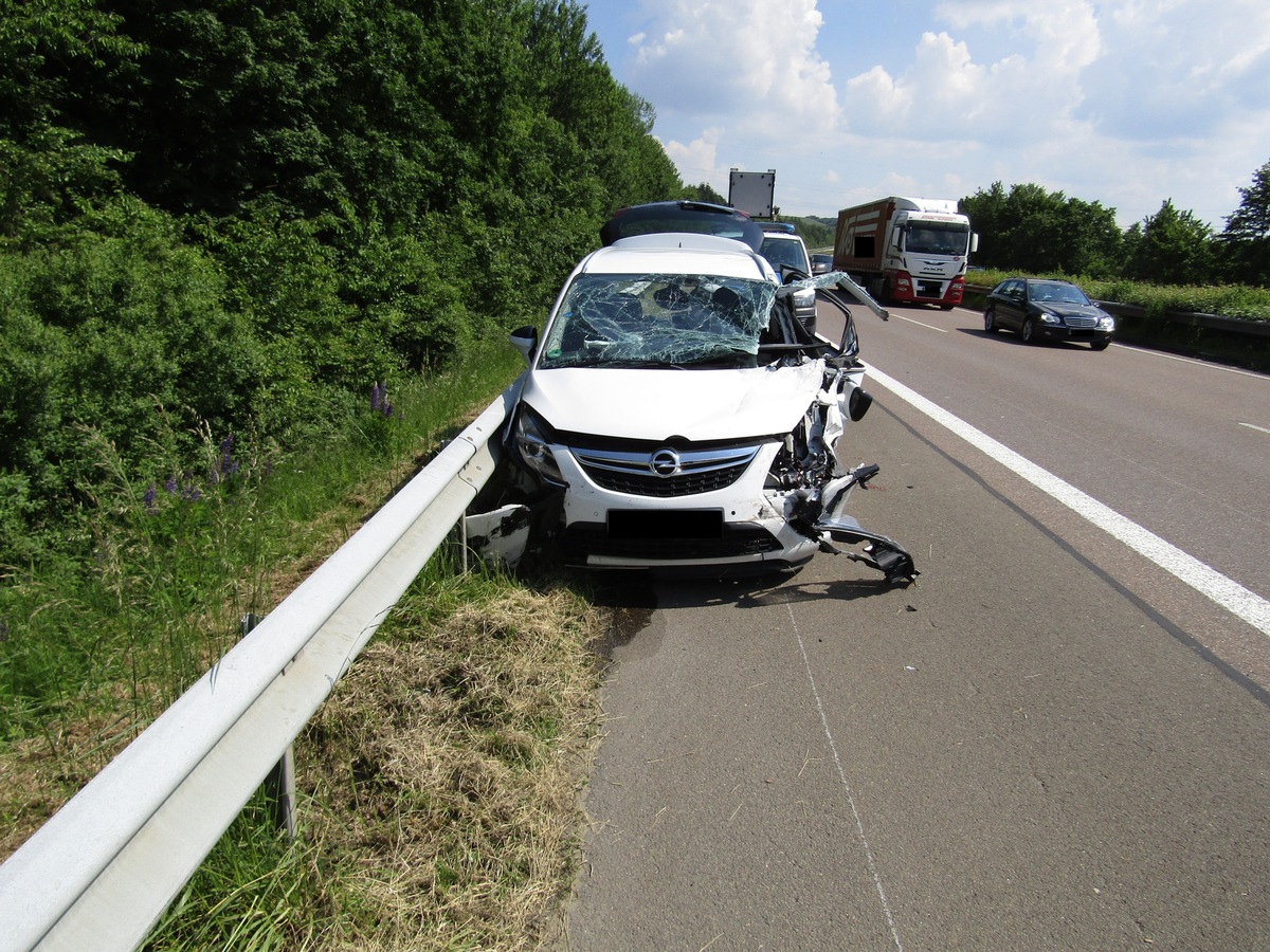 POL-PDKL: A62/Kusel, Leichtverletzt bei Verkehrsunfall