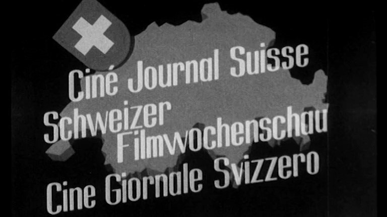 Play Suisse présente des numéros hebdomadaires du Ciné-Journal suisse