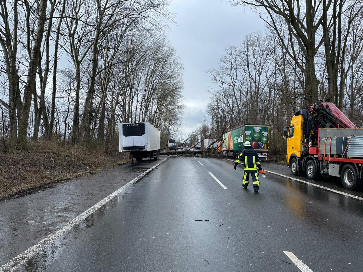 FW-BO: Mehrere Unwettereinsätze im Stadtgebiet Bochum