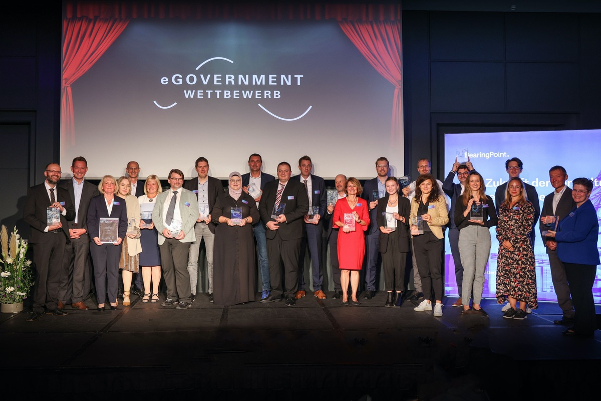 Achtmal Gold beim eGovernment-Wettbewerb 2022