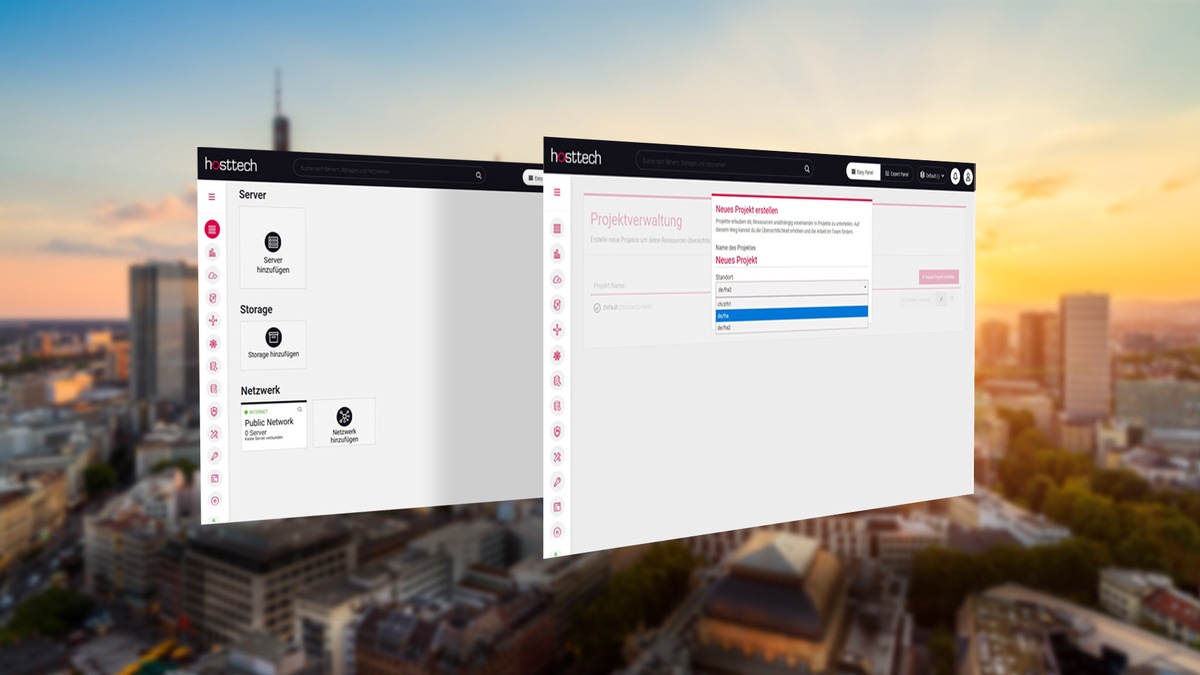 hosttech erweitert sein virtual Datacenter mit zusätzlichem Serverstandort in Frankfurt