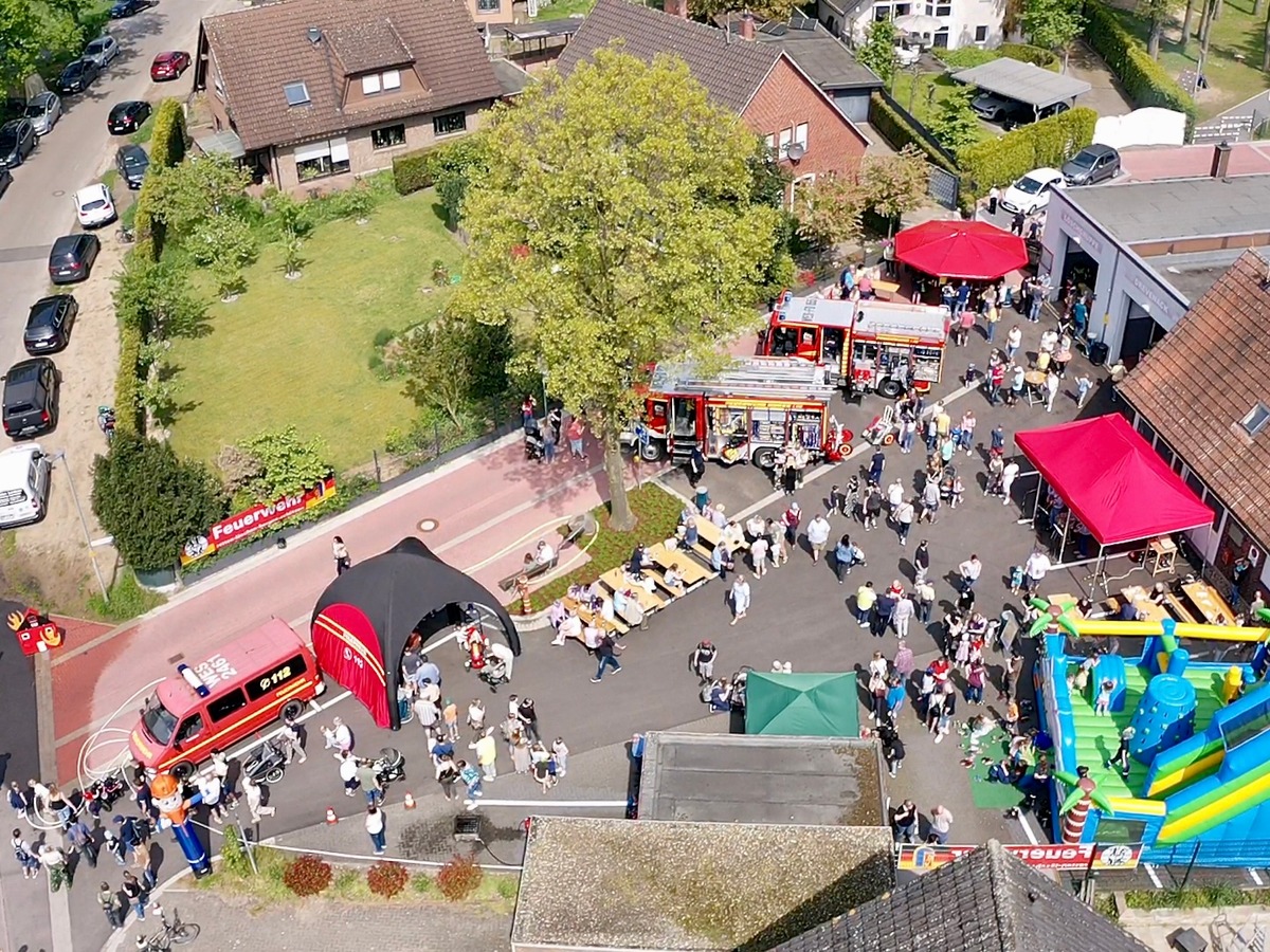 FW Hünxe: Viele Besucher beim Brandschutztag in Drevenack