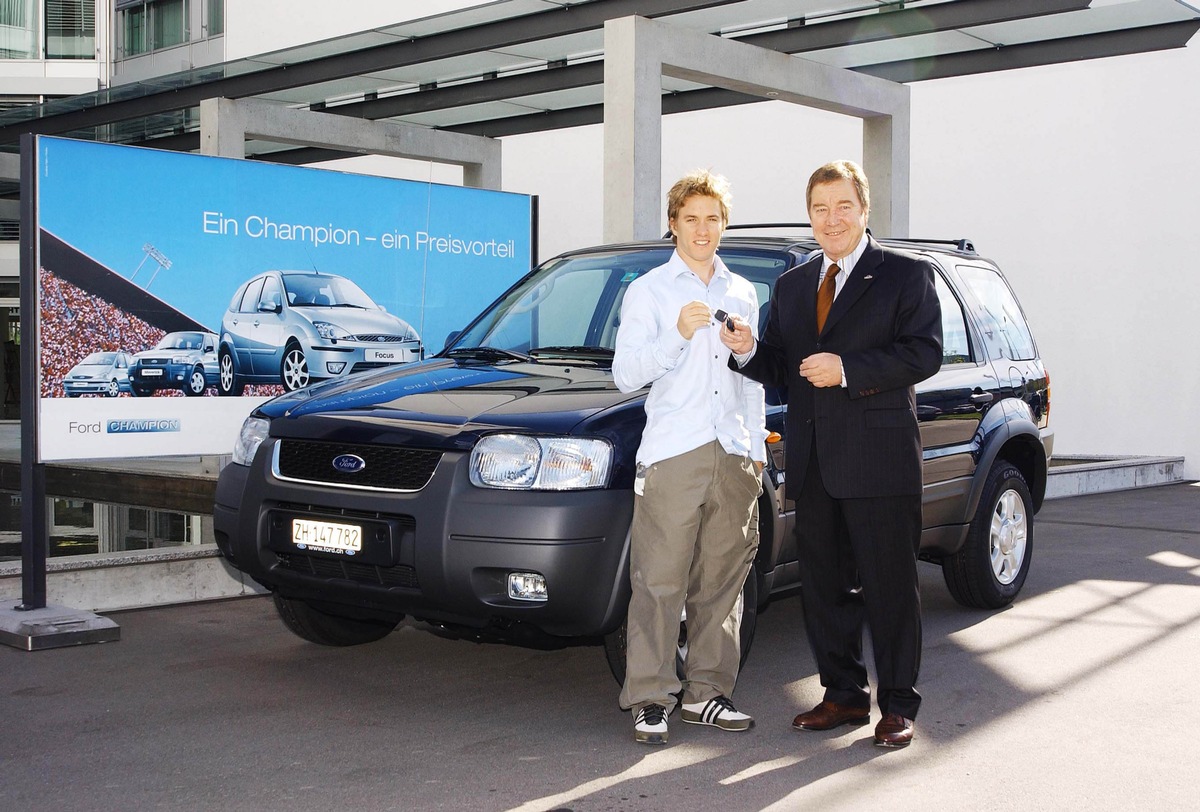 Formel-1-Pilot Heidfeld fährt Ford Maverick