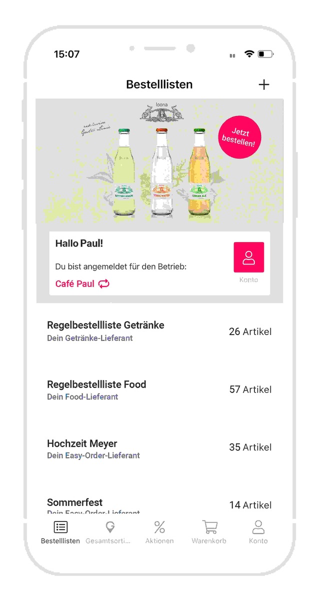 Gastivo, die Bestell-App zum Onlinemarktplatz für die professionelle Gastronomie, präsentiert eine neue Version der Gastivo-App