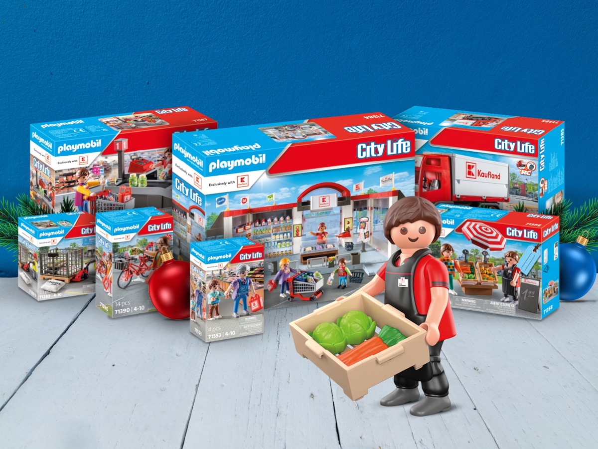 Kaufland-Filiale fürs Kinderzimmer: Exklusive Kollektion mit PLAYMOBIL