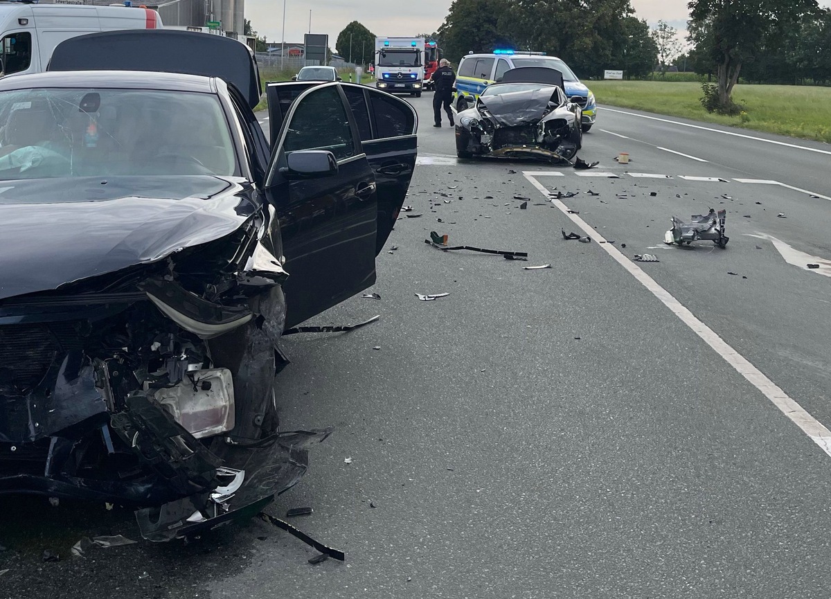 POL-COE: Dülmen, Buldern, Weseler Straße/ Drei Verletzte bei Unfall